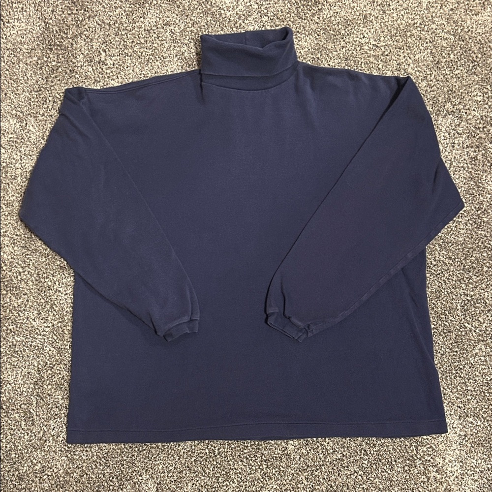 Van Heusen Men's Navy Blue Turtleneck size XL